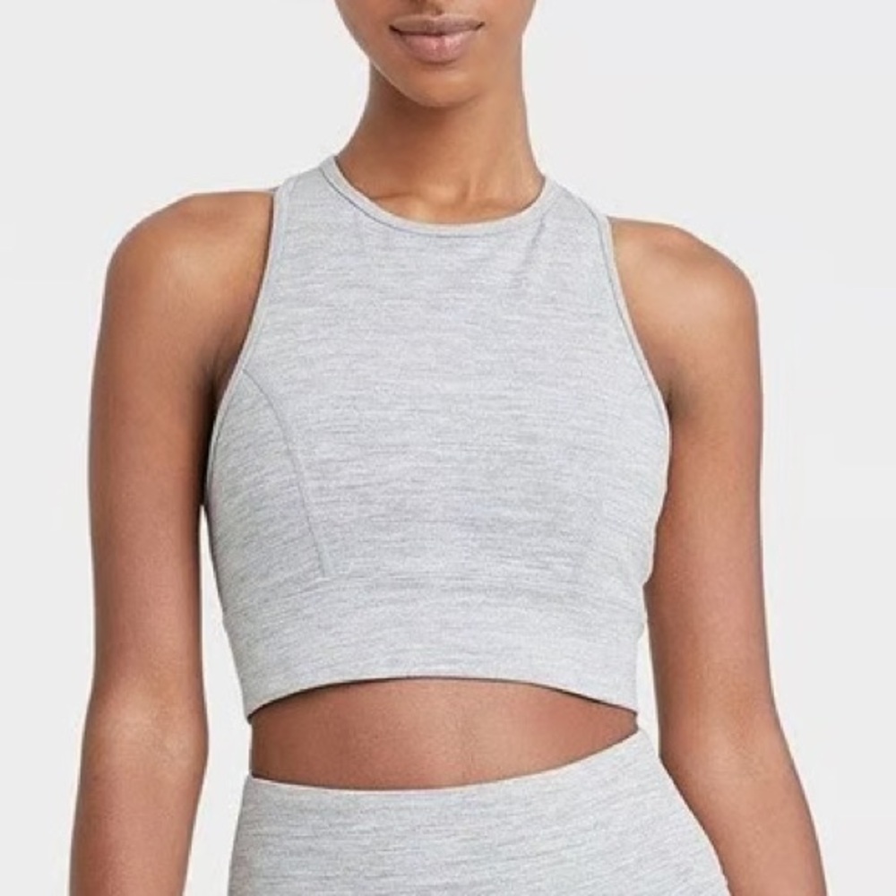 JoyLab Gray Crop Top